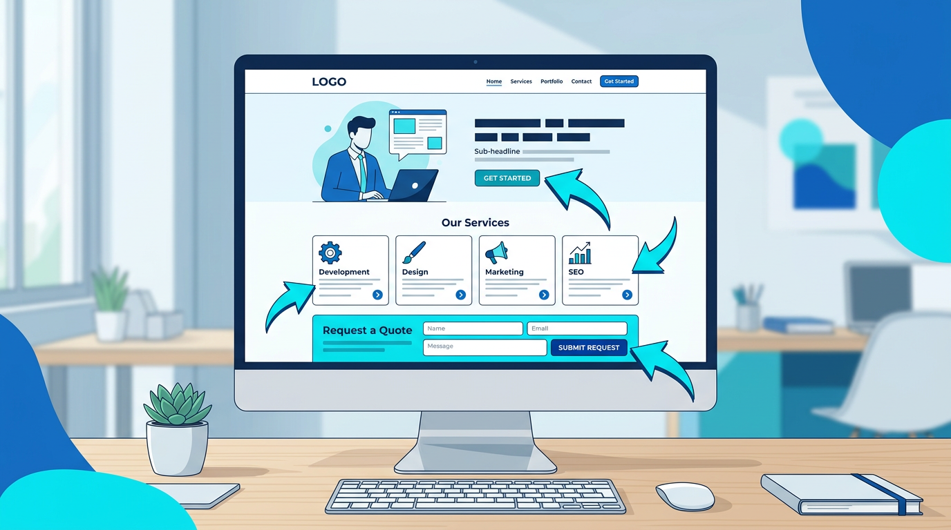 Showcase site that converts