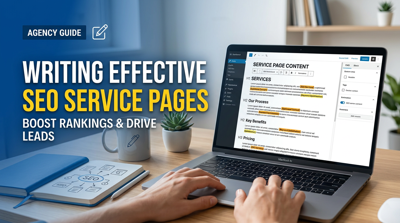 Writing service pages